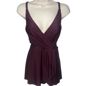 CUPSHE One Piece Swimsuit for Women Tummy Control Swim Dress Crisscross